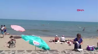 Tekirdağ'da plajlar doldu