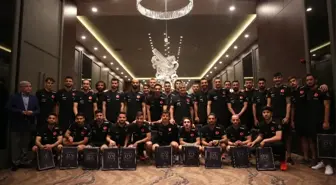 A Milli Futbol Takımı bayramlaştı