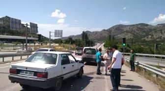 Amasya'da trafik kazası: 2 yaralı