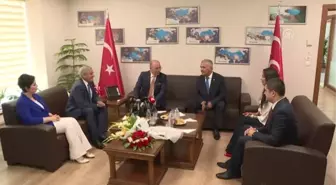 MHP'ye bayram ziyaretleri - CHP, DSP ve DP heyeti