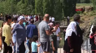 VAN MURADİYE ŞELALESİ'NE ZİYARETÇİ AKINI