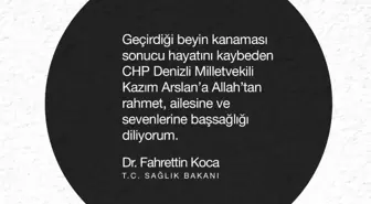 Bakan Koca'dan, CHP'li vekilin ailesine başsağlığı