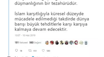 Fahrettin Altun: 'Gelin elbirliğiyle ırkçılığın tüm formlarıyla savaşalım'