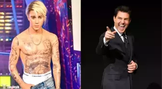 Justin Bieber'dan Tom Cruise'a Kafes Dövüşü Teklifi