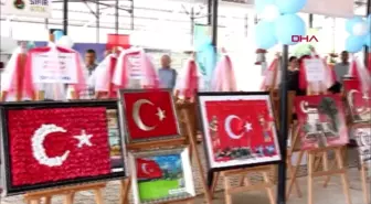 BURDUR Anaokulu öğrencileri atık malzemelerden kıyafet yaptı