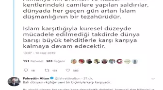 Fahrettin Altun: 'Gelin elbirliğiyle ırkçılığın tüm formlarıyla savaşalım'