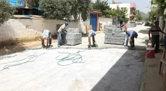 Germencik Hıdırbeyli'de üstyapı parke çalışmaları tamamlandı