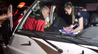 Bolu'da trafik kazası: 2 yaralı... O anlar kamerada