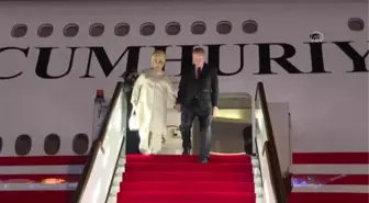 Cumhurbaşkanı Erdoğan, Tacikistan'a geldi (2)