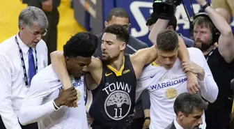 Warriors'ta Klay Thompson'ın sol diz çapraz bağları koptu