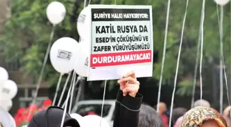 İdlib için gökyüzüne balon bıraktılar