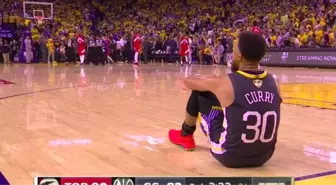 Stephen Curry Toronto serisinde 6. maçtan sonra duvarları yumrukladı