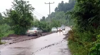 Aşırı yağış Düzce'de sele neden oldu