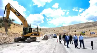 TOKİ yolunda çalışmalar başladı