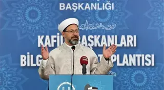 Diyanet İşleri Başkanı Erbaş, hac kafilesi başkanlarıyla bir araya geldi