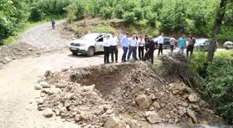 Mesudiye ve Gölköy'de aşırı yağış etkili oldu