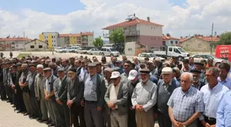 Kırka mahallesinde yağmur ve şükür duası yapıldı