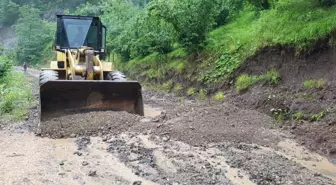 Ordu'da yağış hasarlarına anında müdahale