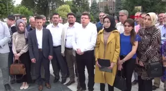 UŞAK AK Parti Uşak İl Başkanlığı'nda Mursi açıklaması