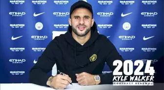 Manchester City, Kyle Walker'ın sözleşmesini 2024'e kadar uzattı