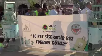 Pet şişe getirenlere bez torba