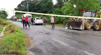 ZONGULDAK Otomobil iş makinası ile çarpıştı 1 ölü 1 yaralı