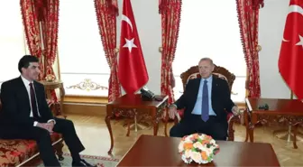 Cumhurbaşkanı Erdoğan, Neçirvan Barzani ile görüştü!