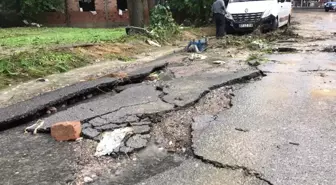 Kdz. Ereğli'de evler selden zarar gördü