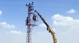 Mardin'de yılda 10 milyon liralık elektrik tüketen 47 kaçak trafoya el konuldu