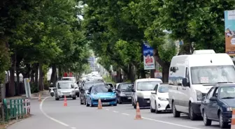 Mudanya trafiğine havadan denetim