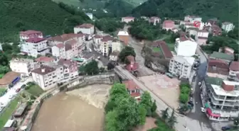 Ordu'da sağanak sel ve heyelana neden oldu