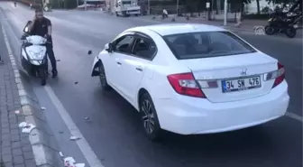 Kadıköy'de trafik kazası : 1 yaralı