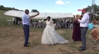 KIRIKKALE Gelinlik hayali damatsız düğünde gerçek oldu