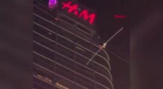 DHA DIŞ - 70 metre yüksekte, ip üstünde yürüdüler