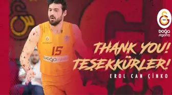 Galatasaray'dan Erol Can Çinko'ya teşekkür