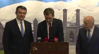 Milli Eğitim Bakanı Ziya Selçuk Erzurum'da