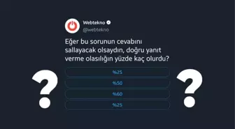 Twitter'da 11 Bin Kişinin Yanıtladığı Beyin Yakan Sorunun Cevabı