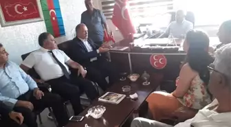 Azerbaycan Heyetinden MHP'ye ziyaret