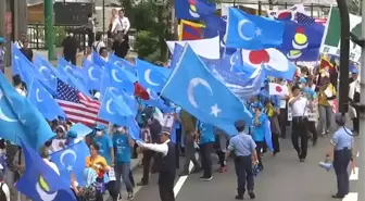 Çin'in Uygur politikalarına Japonya'da protesto