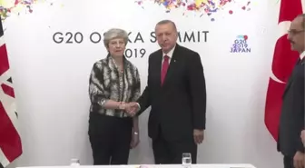 Cumhurbaşkanı Erdoğan, İngiltere Başbakanı May ile görüştü