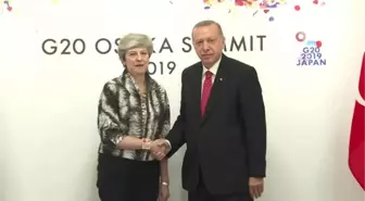 Cumhurbaşkanı Erdoğan, İngiltere Başbakanı May ile görüştü