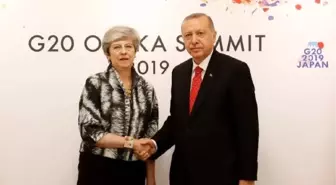 Cumhurbaşkanı Erdoğan, İngiltere Başbakanı May ile bir araya geldi