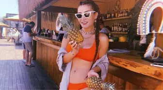 Bikinili görüntülenen İrem Derici selülitleriyle gündem oldu