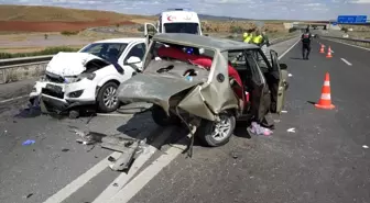 Kırıkkale'de trafik kazası: 1 ölü, 5 yaralı