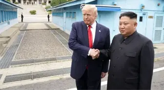 ABD tarihinde bir ilke imza atan Trump ile Kim, silahsız bölgede görüştü