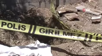 Kaçak mezardan bez parçası çıktı