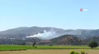 Ekipler seferber oldu, ASKERİ mühimmat depoları alanındaki yangın hemen söndürüldü