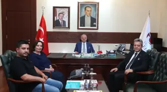 Vali Çakacak, TÜTAP Genel Başkanı Yıldız'ı kabul etti