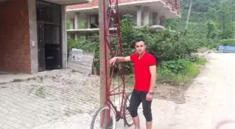 Karadenizli çırağın sıra dışı bisikleti