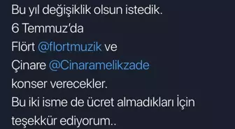 Haluk Levent yerine Azeri şarkıcı Cinare Melikzade konser verecek